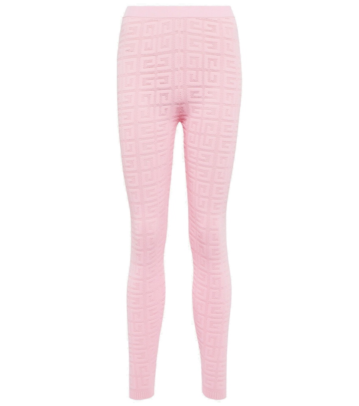 Photo: Givenchy - 4G jacquard-knit leggings