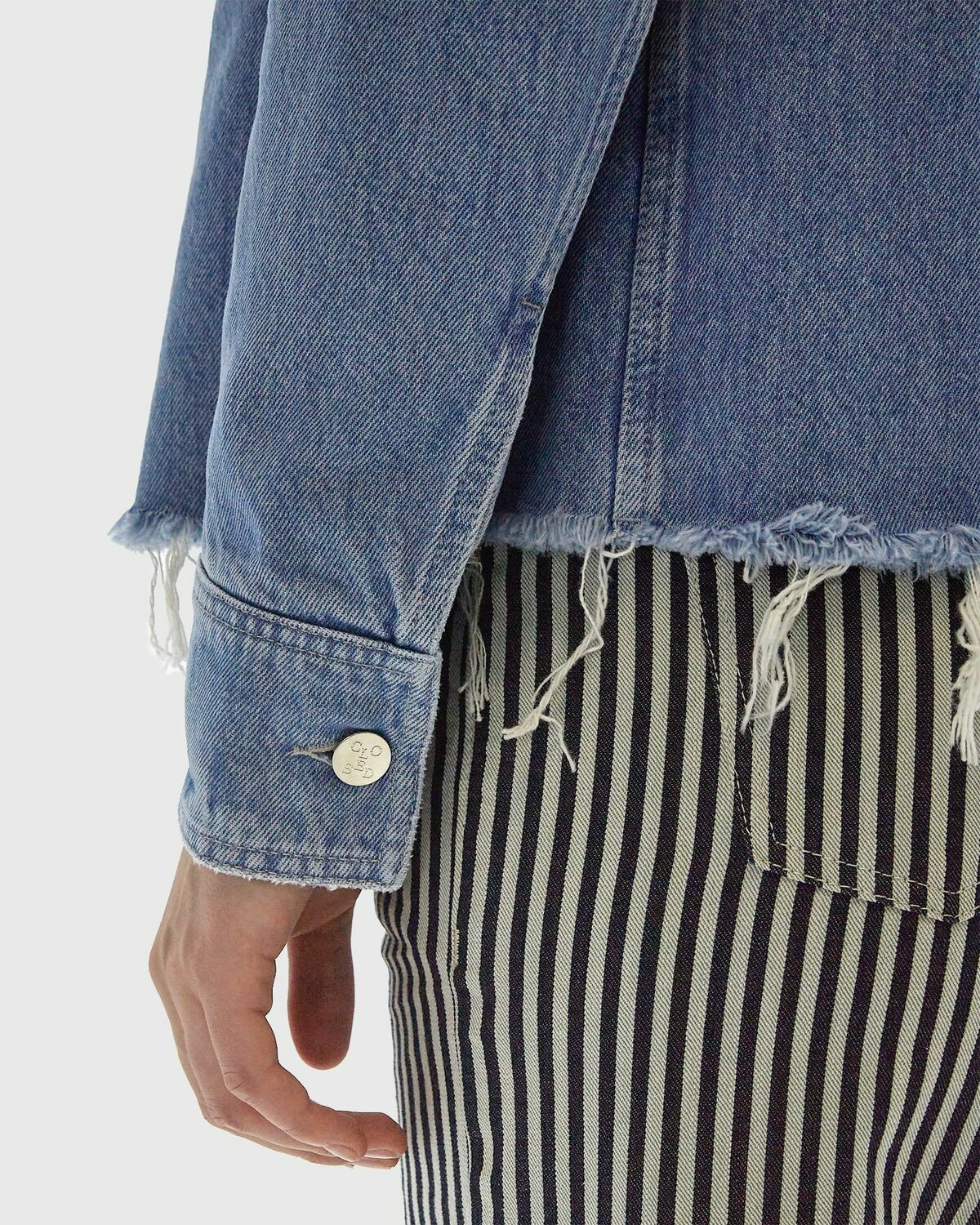 CLOSED SHORT JACKET Grey Womens Denim Jacket