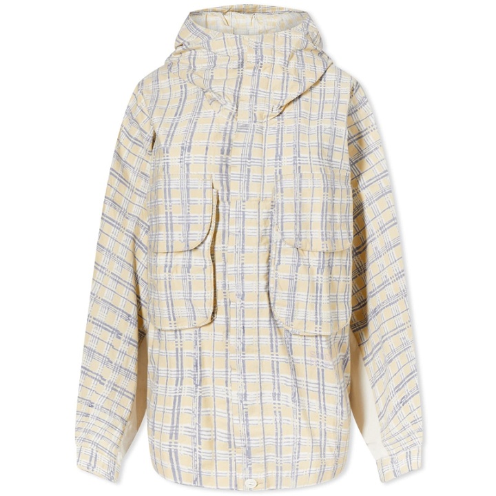 Photo: Story mfg. Women's Forager Check Jacket in Neutrals
