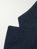 Boglioli - Slim-Fit Unstructured Cotton-Seersucker Blazer - Blue