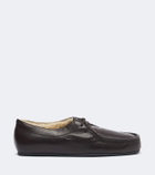 Jil Sander Hood leather lace-up shoes