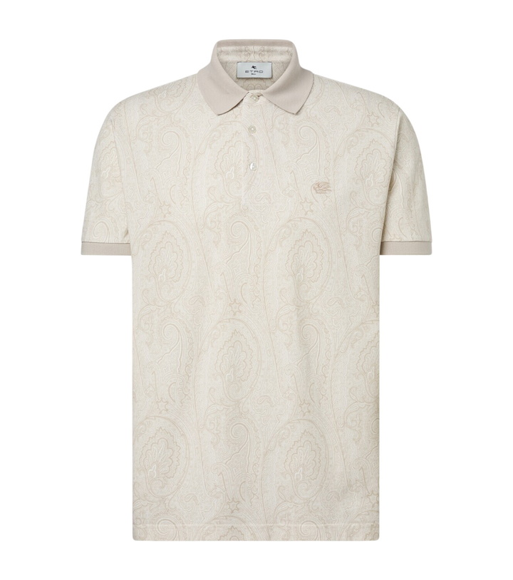 Photo: Etro Paisley cotton polo shirt