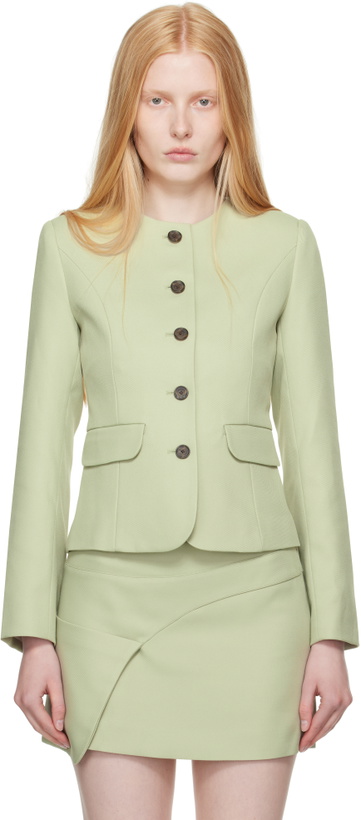 Photo: Sandy Liang Green Agnes Blazer