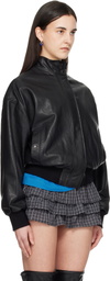 Gimaguas Black Vittoria Leather Jacket