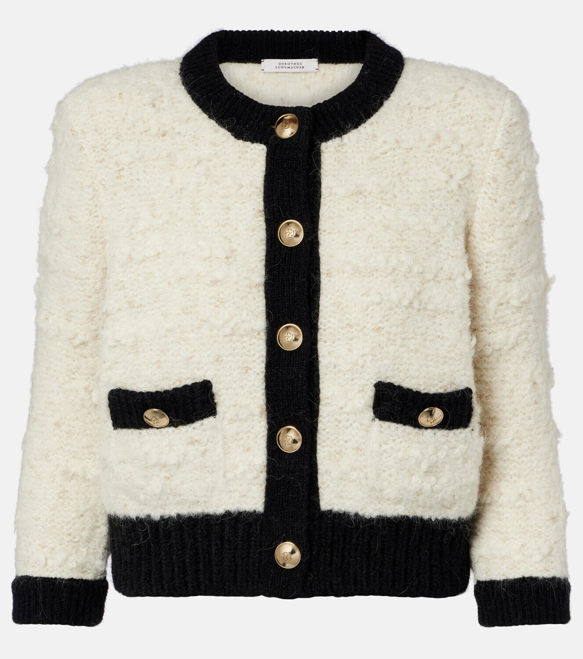 Dorothee Schumacher Delightful Sparkle wool-blend cardigan