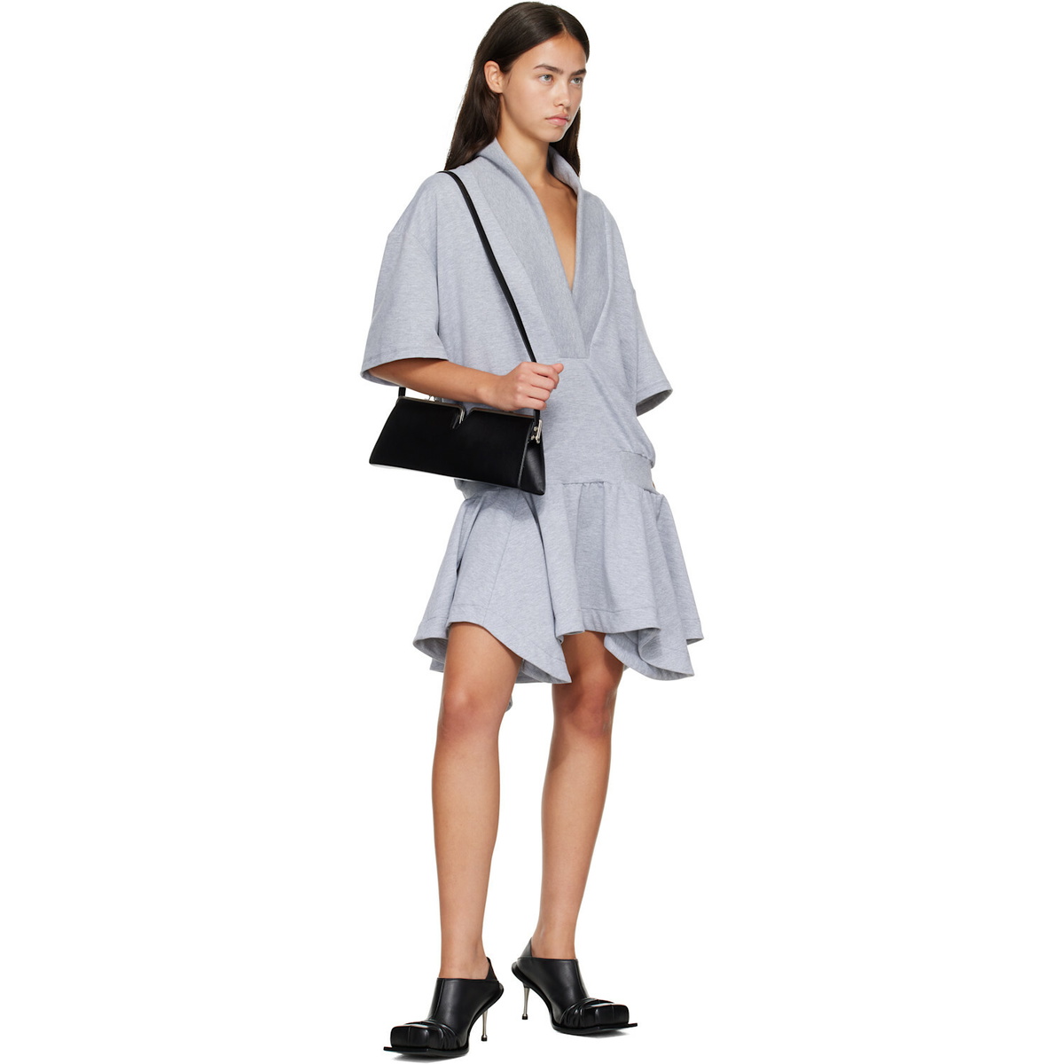 FIDAN NOVRUZOVA Black Bibi Baguette Bag