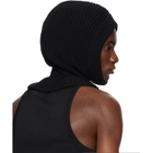 LEMAIRE Black Worsted Wool Balaclava