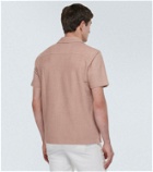 Orlebar Brown Howell cotton terry bowling shirt
