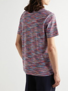 Missoni - Space-Dyed Cotton-Jersey T-Shirt - Red