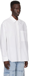 Solid Homme White Cloud Shirt