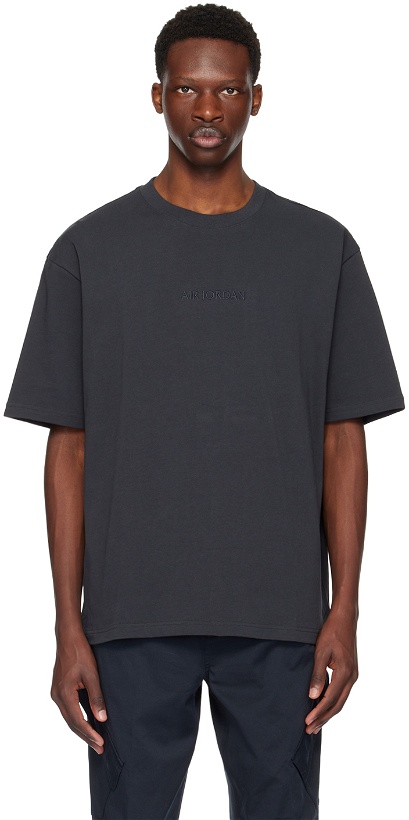 Photo: Nike Jordan Black Wordmark T-Shirt