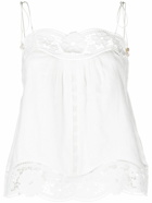 ZIMMERMANN - Lace Trimmed Linen Top