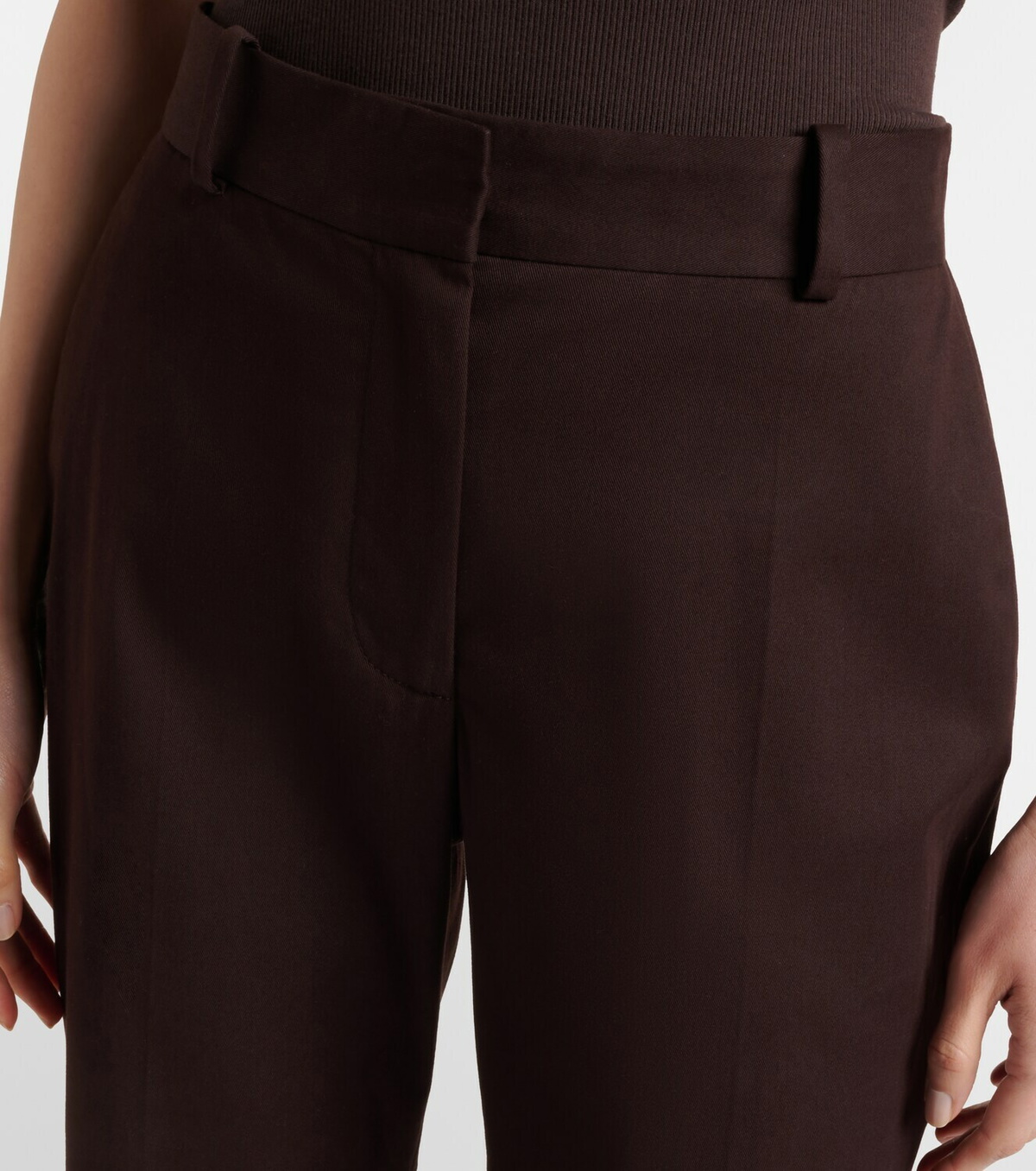 Joseph Cotton-blend straight pants