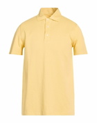 Isaia Mens Polo shirt in Yellow