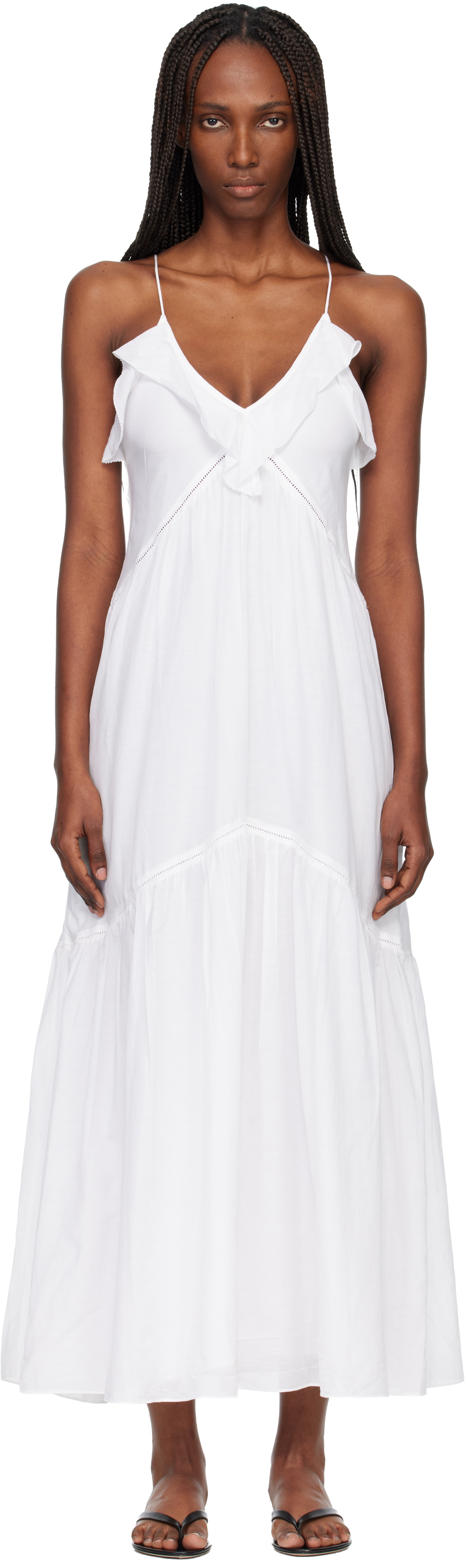 Isabel Marant Etoile White Vasma Maxi Dress