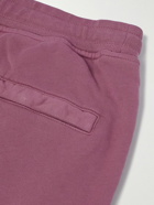 Stone Island - Tapered Logo-Appliquéd Cotton-Jersey Sweatpants - Purple