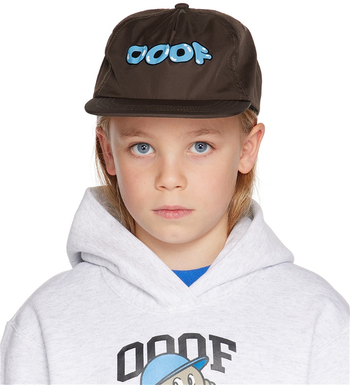 Photo: OOOF SSENSE Exclusive Kids Brown Spike Logo Cap