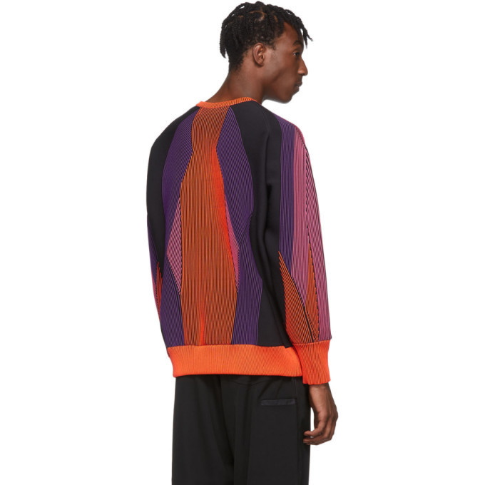 Minotaur Orange Tech Knit Crew Sweater