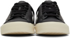 Veja Black & White Leather Campo Sneakers