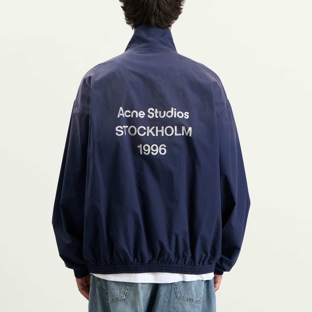 Acne Studios Men's Olando Cotton Poplin Jacket in Navy