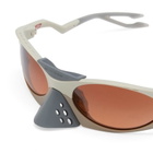 Oakley Plantaris Sunglasses in Matte Sand/Prizm Brown Gradient 