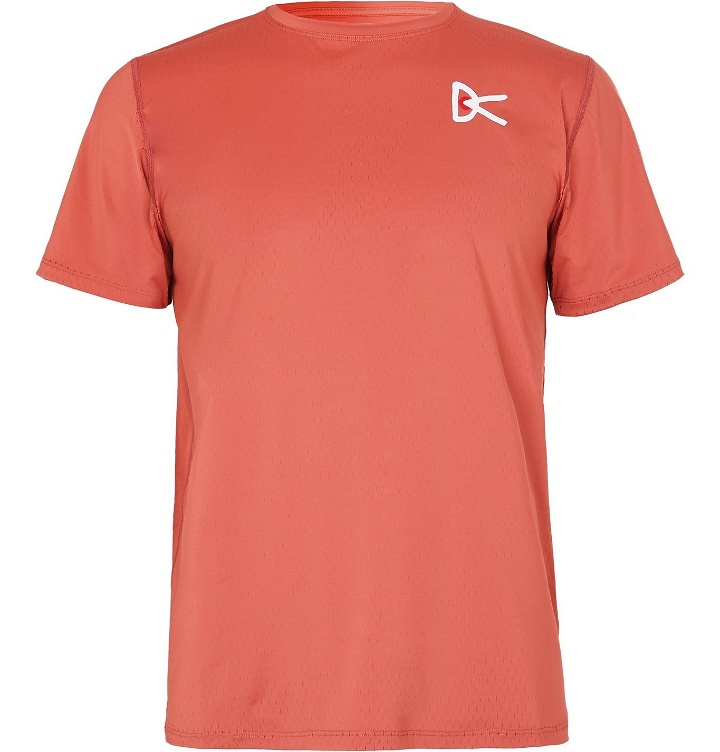 Photo: DISTRICT VISION - Slim-Fit Air-Wear Stretch-Mesh T-Shirt - Red