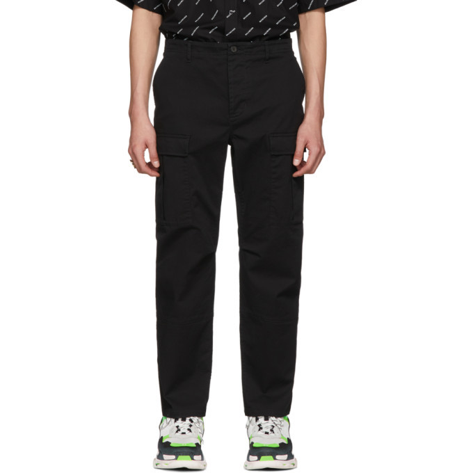 Photo: Balenciaga Black Army Cargo Pants