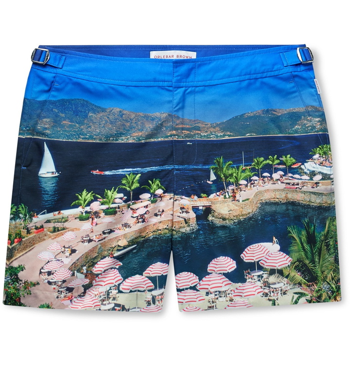 Photo: Orlebar Brown - Bulldog Mid-Length Printed Swim Shorts - Multi