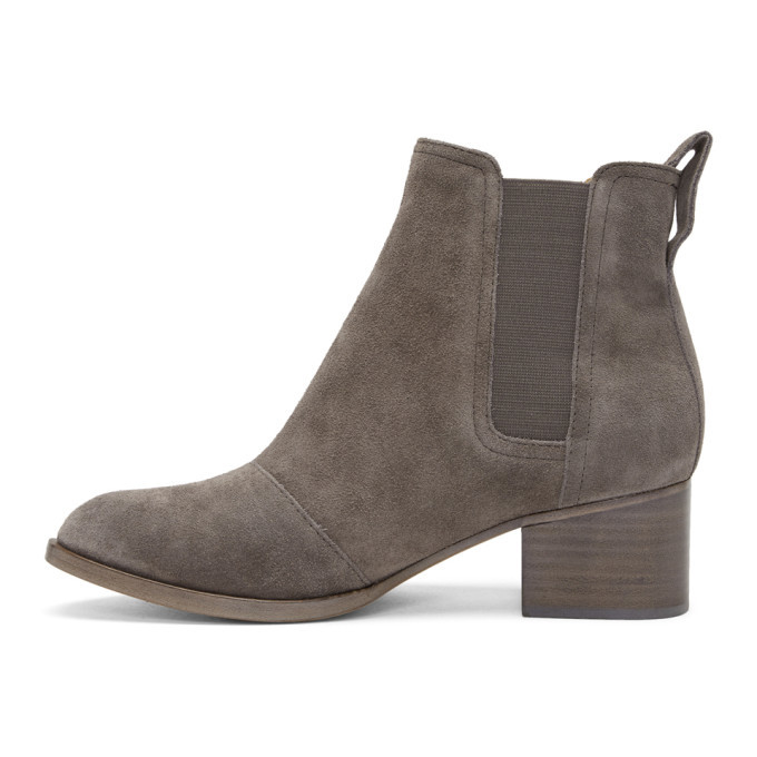 rag and bone Grey Suede Walker Boots Rag and Bone