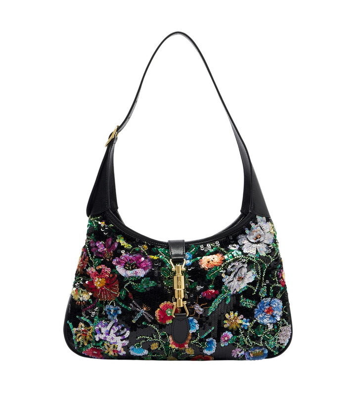 Photo: Gucci Gucci Jackie 1961 Medium sequined shoulder bag