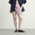 Damson Madder Women's Mafalda Frilly Tie Bloomer in Pink