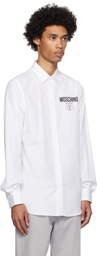 Moschino White Printed Shirt