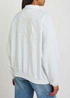 Polo Ralph Lauren Embroidered Cotton-blend Polo Sweatshirt White