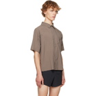 Satisfy Taupe PeaceShell River Short Sleeves Shirt