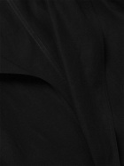 The Row - Emilio Silk and Linen-Blend Twill Coat - Black