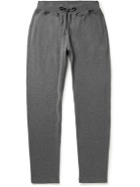 Kiton - Tapered Cotton-Jersey Sweatpants - Gray