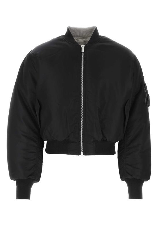 Photo: VTMNTS Black Nylon Padded Bomber Jacket