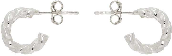 Photo: Pearls Before Swine Silver Curb Chain Hoop Earrings
