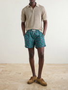 Drake's - Mesh-Knit Cotton Polo Shirt - Neutrals