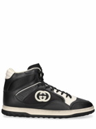 GUCCI - Mac80 Leather & Tech Sneakers