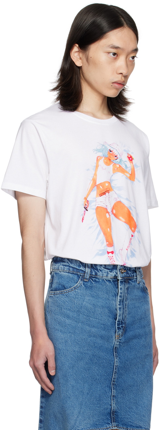 Ashley Williams White Brandon Danny T-Shirt