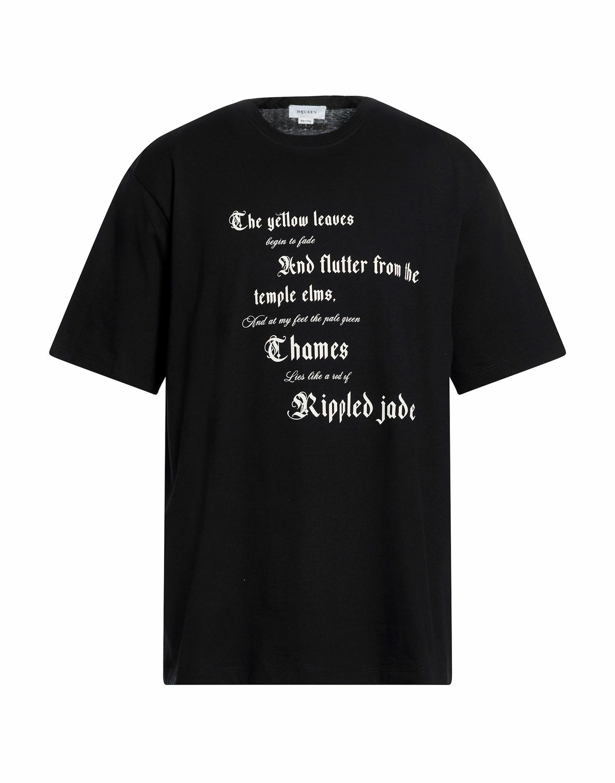 Mcqueen Mens T-shirt in Black