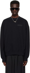 LGN Louis Gabriel Nouchi Black Patch Sweatshirt