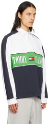 Tommy Jeans Multicolor Retro Long Sleeve Polo