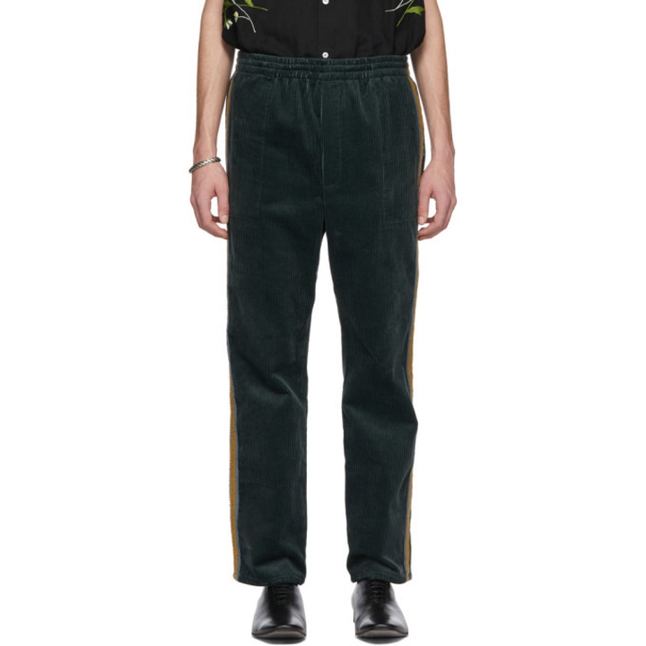 Photo: Bode Green Corduroy Track Trousers
