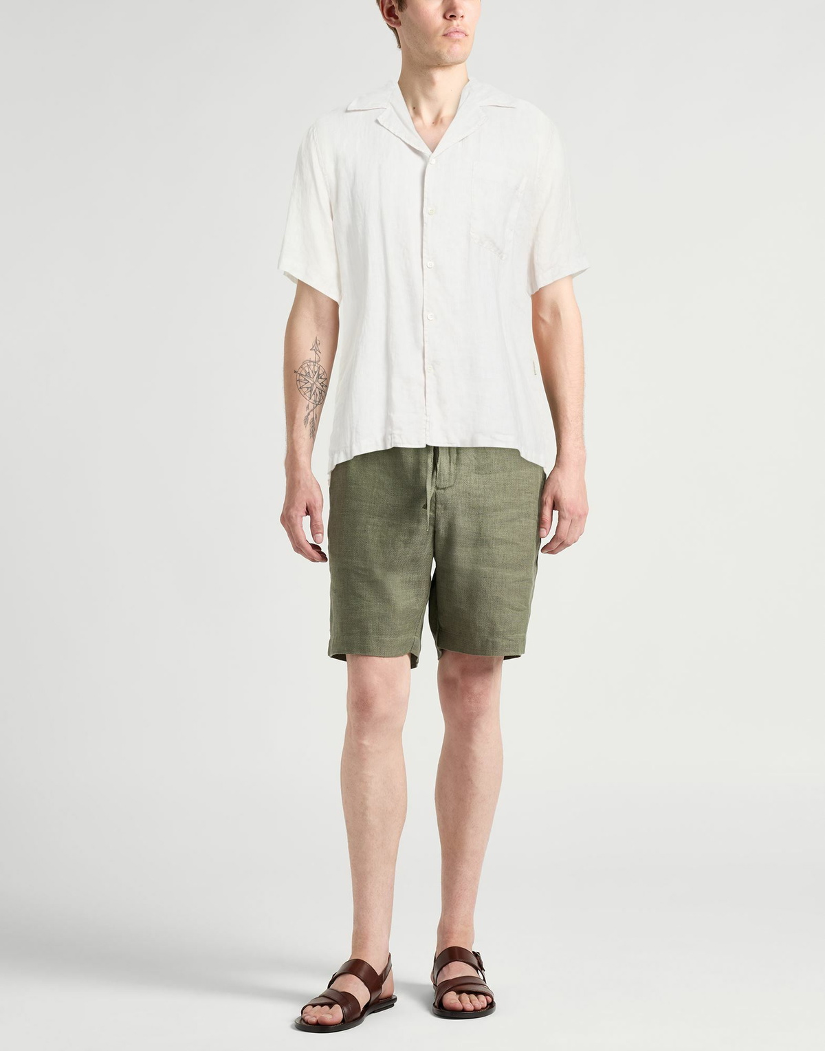 Crossley Mens Shirt Light in Grey