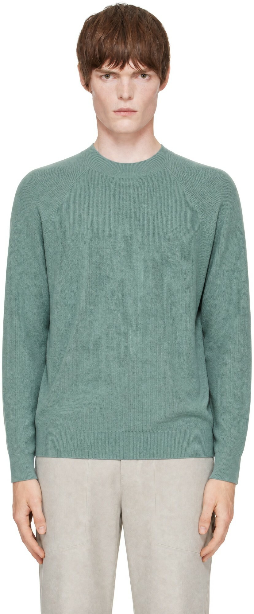 Veilance Green Conic Wool Midlayer Sweater