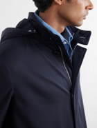 Zegna - Twill Hooded Coat - Blue