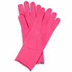 extreme cashmere Women's Sensa Gloves in Fluo Pink