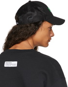 Heron Preston Black HP Trading Hat